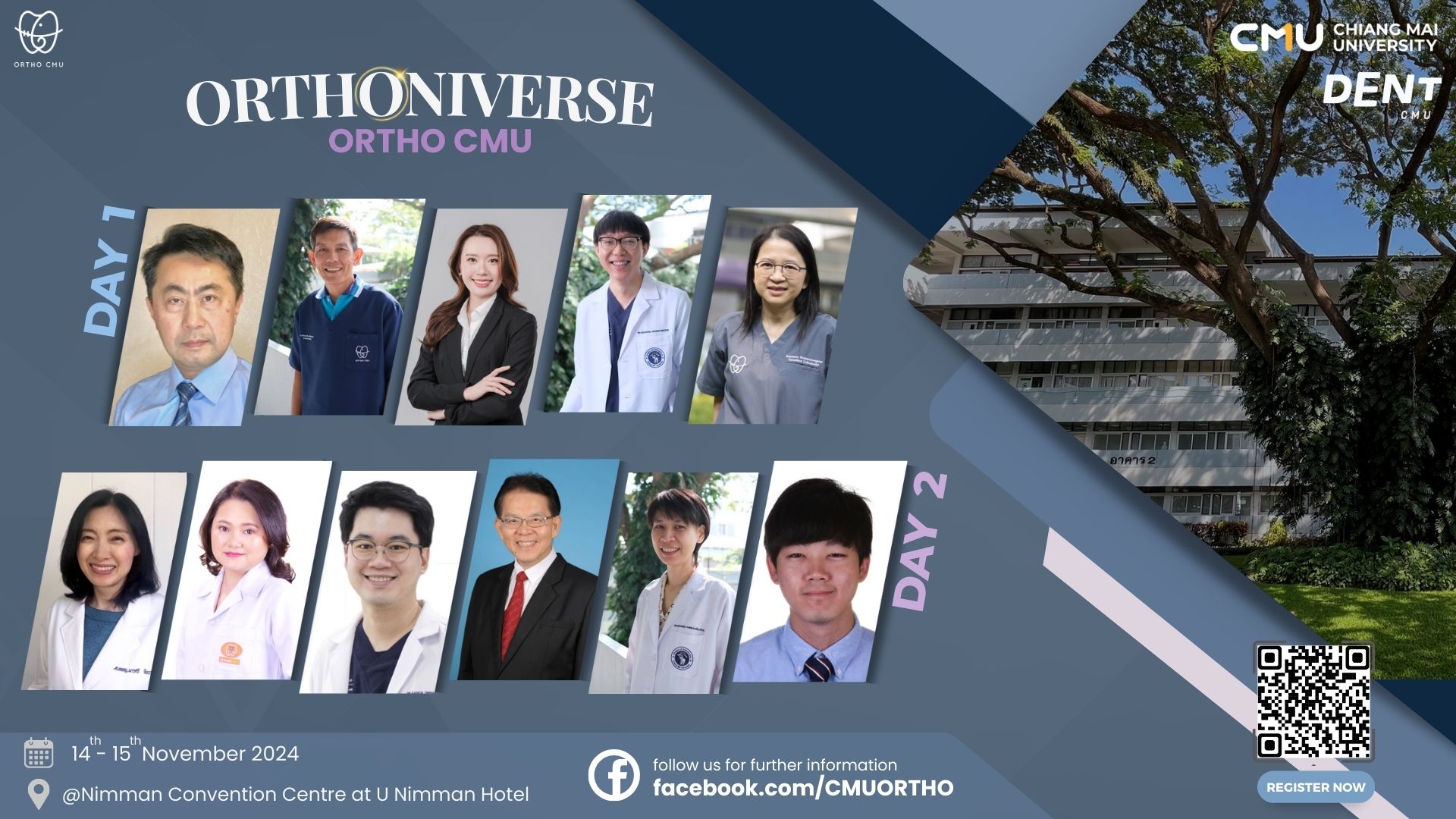 โครงการประชุมวิชาการ Orthoniverse by OrthoCMU 2024 เรื่อง  