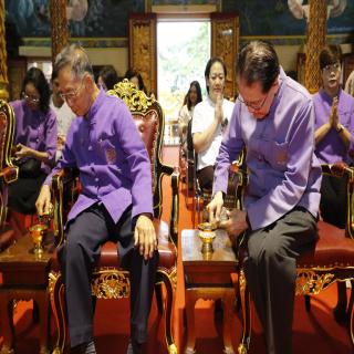 คณะทันตะฯ มช. จัดพิธีทำบุญเพื่ออุทิศเป็นพระราชกุศลถวายสมเด็จย่า เนื่องในโอกาสครบรอบวันสวรรคต