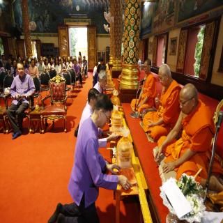 คณะทันตะฯ มช. จัดพิธีทำบุญเพื่ออุทิศเป็นพระราชกุศลถวายสมเด็จย่า เนื่องในโอกาสครบรอบวันสวรรคต