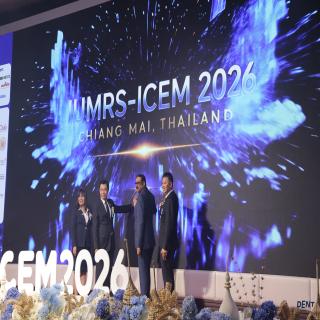 ผู้บริหารทันตะ มช. ร่วมงานประชุมวิชาการ วัสดุศาสตร์ระดับนานาชาติ IUMRS-ICEM2026  เสริมเครือข่ายวิจัยและนวัตกรรมสู่อนาคตทางทันตแพทยศาสตร์
