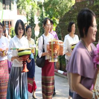 คณะทันตะฯ มช. ร่วมทอดกฐินสามัคคี เพื่อบูรณะกุฏิสงฆ์และอาคารปฏิบัติธรรม ณ วัดปันเสา