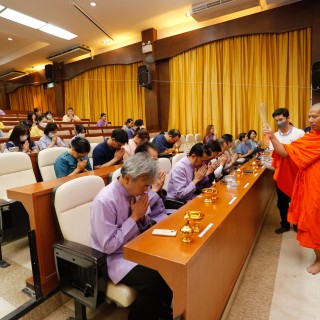 คณะทันตะฯ มช. จัดพิธีทำบุญเนื่องในโอกาสครบรอบ 53 ปี แห่งการสถาปนา