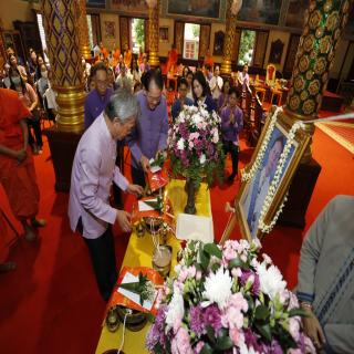 คณะทันตะฯ มช. จัดพิธีทำบุญเพื่ออุทิศเป็นพระราชกุศลถวายสมเด็จย่า เนื่องในโอกาสครบรอบวันสวรรคต