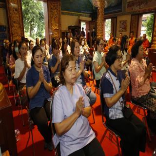 คณะทันตะฯ มช. จัดพิธีทำบุญเพื่ออุทิศเป็นพระราชกุศลถวายสมเด็จย่า เนื่องในโอกาสครบรอบวันสวรรคต