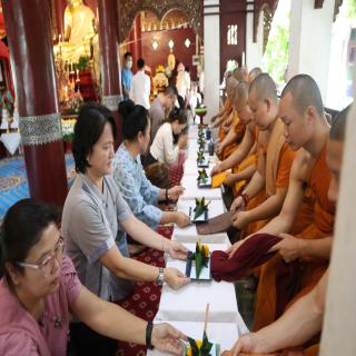 คณะทันตะฯ มช. ร่วมทอดกฐินสามัคคี เพื่อบูรณะกุฏิสงฆ์และอาคารปฏิบัติธรรม ณ วัดปันเสา