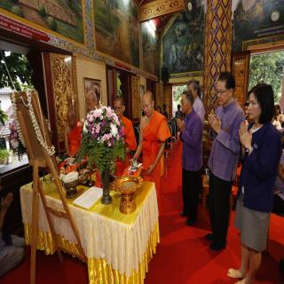 คณะทันตะฯ มช. จัดพิธีทำบุญเพื่ออุทิศเป็นพระราชกุศลถวายสมเด็จย่า เนื่องในโอกาสครบรอบวันสวรรคต
